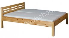 Manželská postel LEONA 4 - masiv borovice 200x200