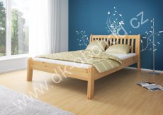 Manželská postel MASSA 180x200 cm - masiv borovice