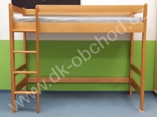 Patrová postel horní spaní Max 90x200 - borovice