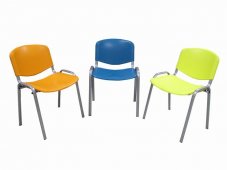 Konferenční židle - plast s kovovou konstrukcí 112-PL