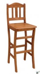 Barová židle 02 - masiv borovice