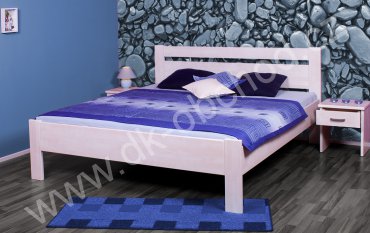 Buková zvýšená manželská postel TINA
